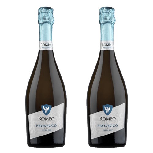Romeo Prosecco DOC 75cl Duo Gift Set